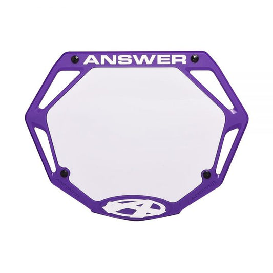 Answer BMX Pro 3D Number Plate