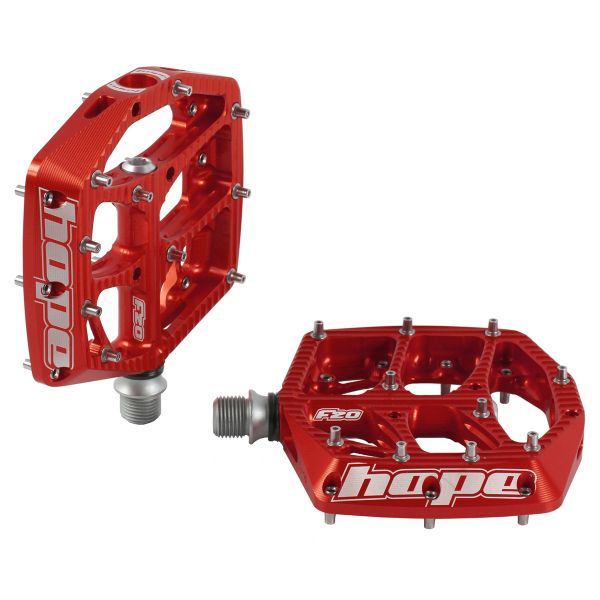 Hope F20 Alloy 9/16" Cromo Axle Pedals