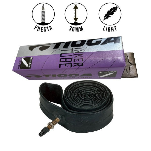 Tioga Ultra Lite Tubes Presta Valve 36mm