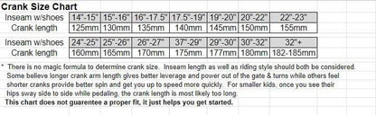CRUPI Pro Select Cranks