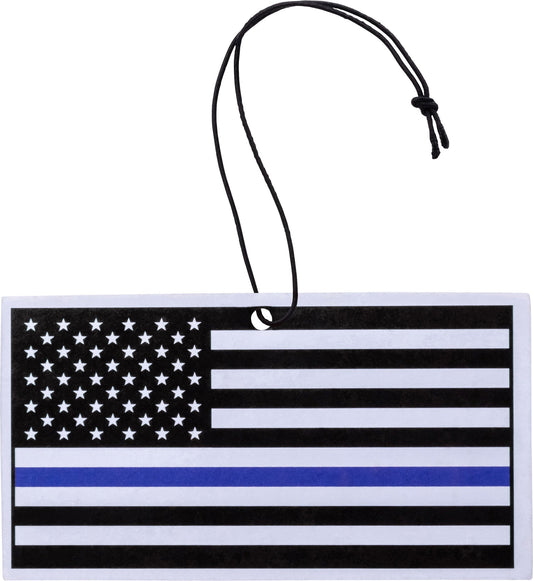 Blue Line American Flag Air Freshener VANILLA Scent