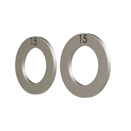 SYNDYT Expert 15mm Stainless Steel Axle Washer Kit