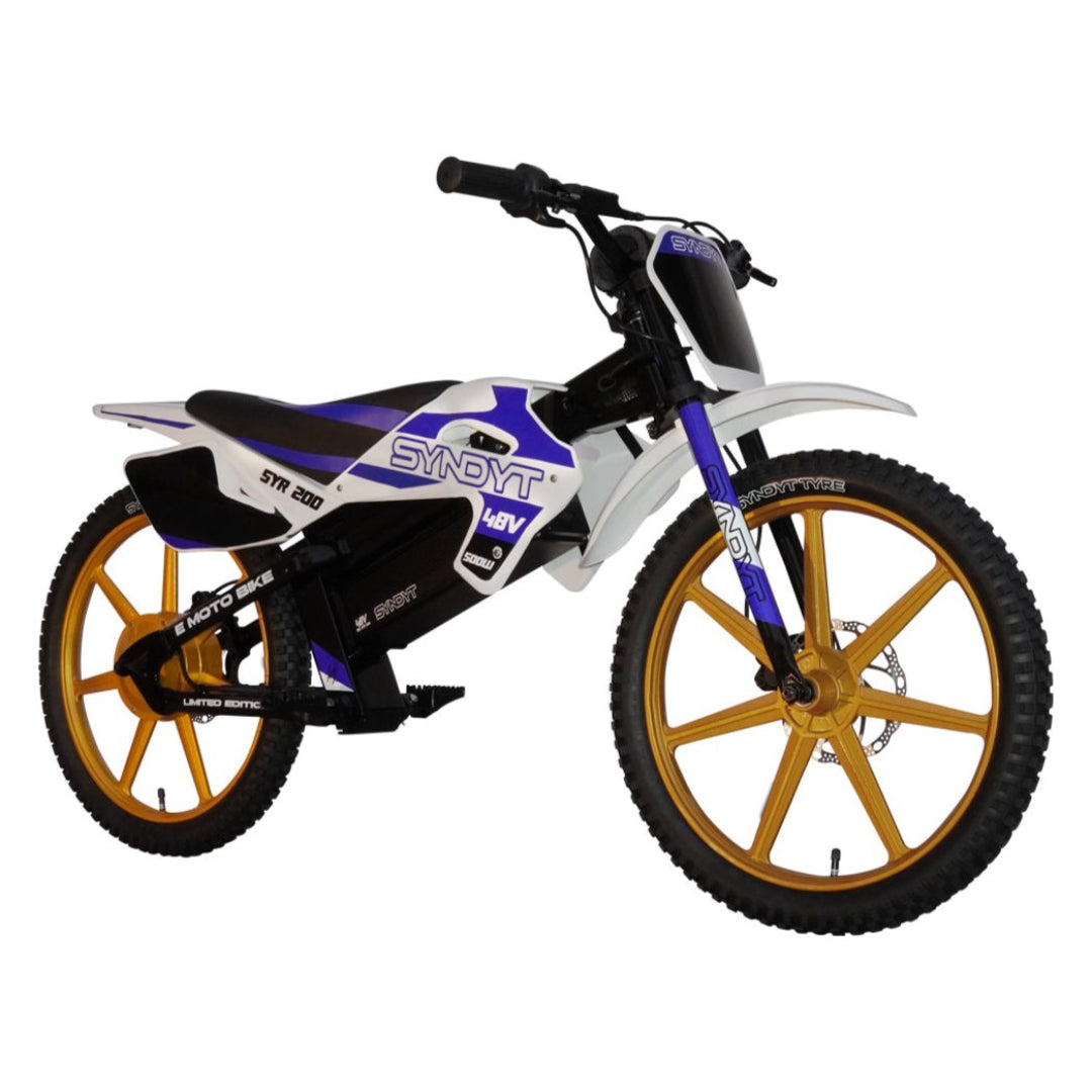 SYNDYT SYR 200 20" E-BMX Bike. 48 Volts. 15 AH. 500 Watts. 10, 15, 20mph