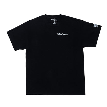 American Patriot Graphic Tee-Black