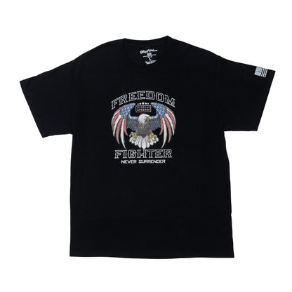 Freedom Fighter Graphic Tee-black