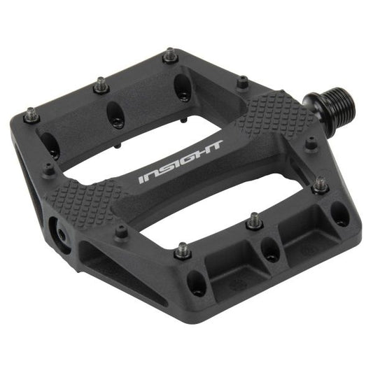 Insight Dual Bushing Thermoplastic Platform Pedals 9/16