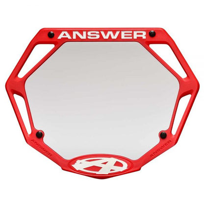 Answer BMX Pro 3D Number Plate