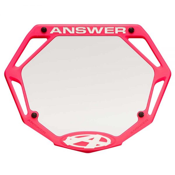 Answer BMX Mini 3D Number Plate