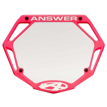 Answer BMX Mini 3D Number Plate