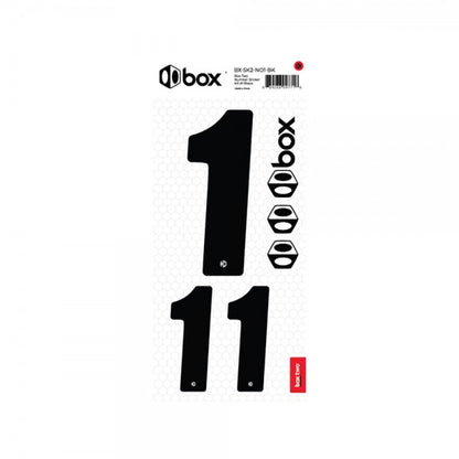 Box two Number Stickers Kit Black