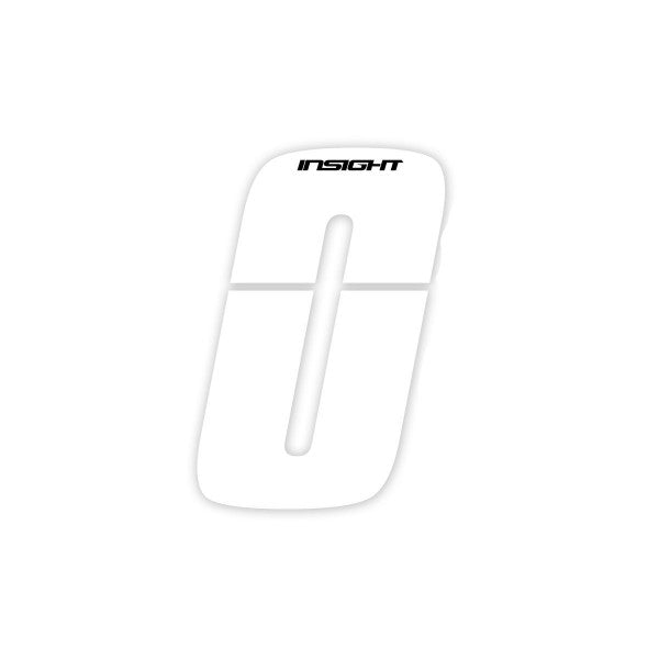 Insight Plate Numbers White-3"