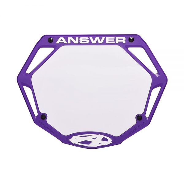 Answer BMX Pro 3D Number Plate