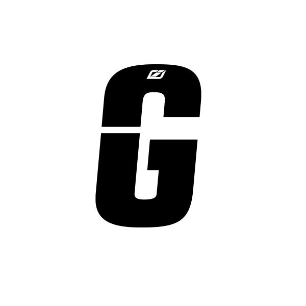 Insight Letter Stickers Black 1.5"