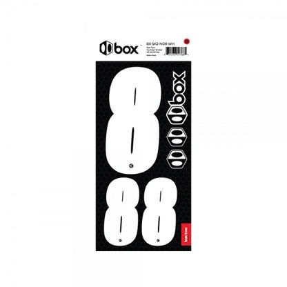 Box two Number Stickers Kit White