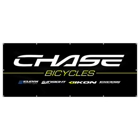 Chase Brand Logo Banner 8x3ft Black