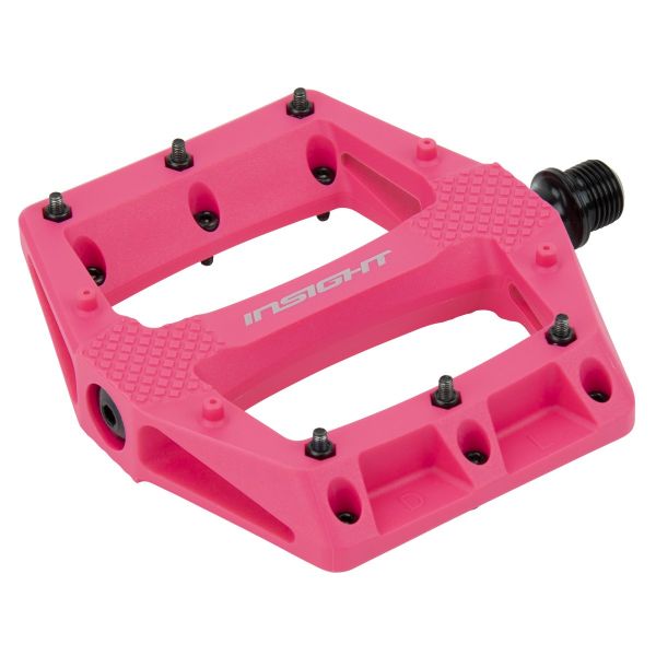 Insight Dual Bushing Thermoplastic Platform Pedals 9/16