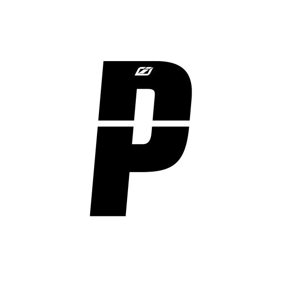 Insight Letter Stickers Black 1.5"