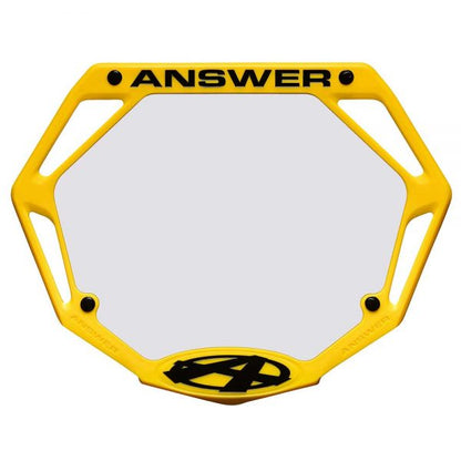 Answer BMX Pro 3D Number Plate