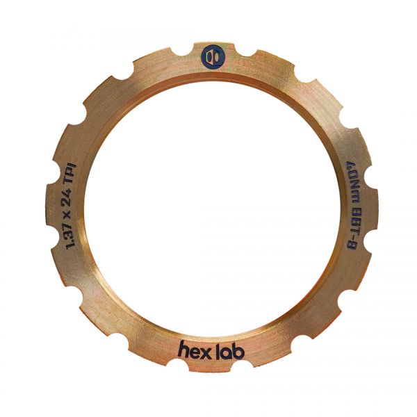 Box Hex Lab Titanium Lock Ring