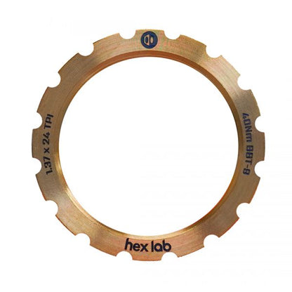 Box Hex Lab Titanium Lock Ring