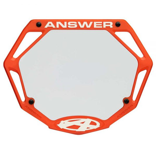 Answer BMX Mini 3D Number Plate