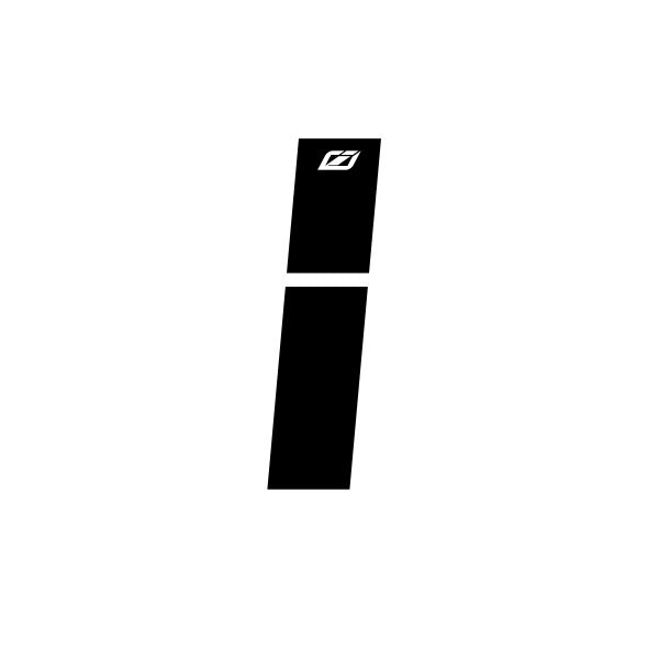 Insight Letter Stickers Black 1.5"