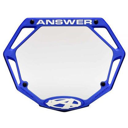 Answer BMX Mini 3D Number Plate
