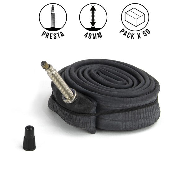 Excess Pack x50 Tubes Presta Valve 40MM