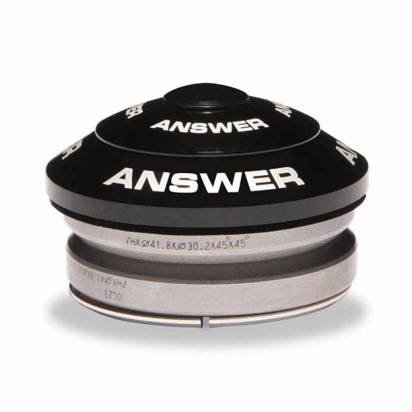 Answer 1-1/8 to 1″ Integrated Headset Reducer – Black