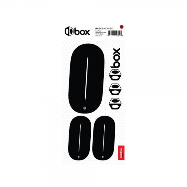 Box two Number Stickers Kit Black