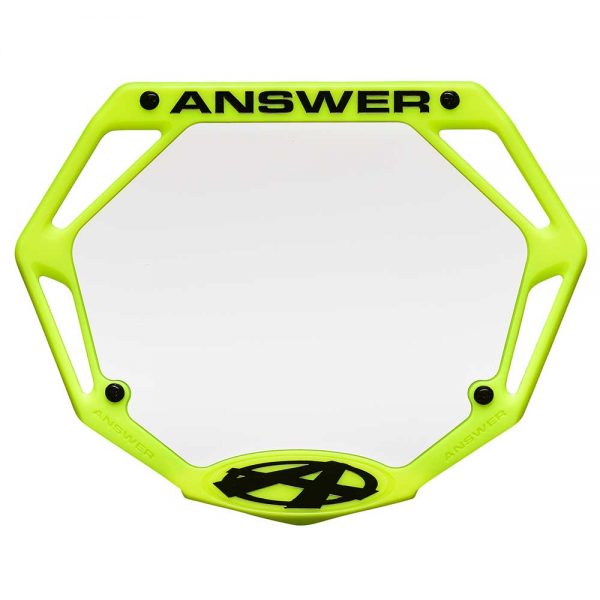 Answer BMX Pro 3D Number Plate